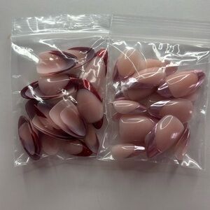 Glamnetic short almond press on nails